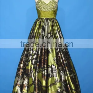 Formal Ball Gown Strapless Emerald Green Princess Wholesale Evening Dress in China thumbnail-2