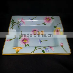 Custom Hotel Square Ceramic Cigar Ashtray thumbnail-6