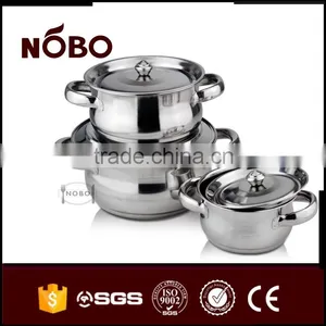 China Manufacturer Stainless Steel Pot Set 3 Pieces thumbnail-6