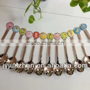 Stainless Cartoon Spoon With High Mirror Polishing and Nice Design ( 12 Different Designs) thumbnail-3