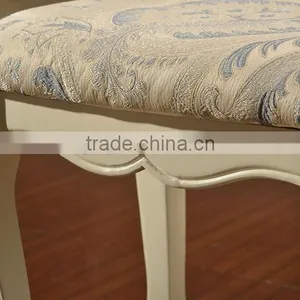 White-blue Dressing Room Stool Fashion Stool thumbnail-3