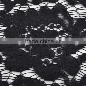 2016 New Fashion Black Long Lace Evening Gown African Lace Fabric thumbnail-4