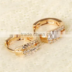 2016 Fancy Ladies Latest Design Gold Earings Diamond Earring thumbnail-4