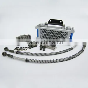 Aluminum Colorful Motorcycle Performance Oil Cooler Kit thumbnail-1