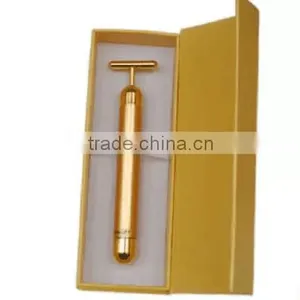 as Seen on tv 2014 Skin Care Machine Energy 24k Gold Beauty Bar Vibrator Therapy Massager thumbnail-3