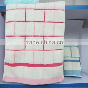 Pure Cotton Weak Twist Yarn Dyed Ribbons Soft Face Towel thumbnail-3