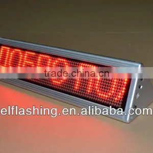 USB Change Message Led Badge/ Multicolor Led Badge/ Any Language Led Badge thumbnail-1