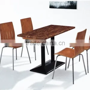 Laminate Replica Restaurant Table, Wire Base Replica Restaurant Table GZH-723+T513 thumbnail-1