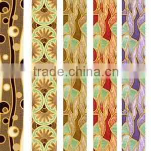 New Design Luminous Porcelain Golden Decorated Border 600x70MM thumbnail-2