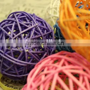 Manufacture Hot Sale Wicker Decoration Wicker Ball thumbnail-2