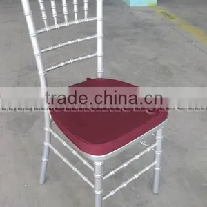 Silver Chiavari Chair With Cushion thumbnail-1
