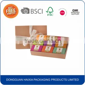 Hot Selling Brown Craft Soap Gift Packaging Box thumbnail-6