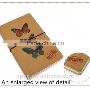 Sadie H-005 Leather Sandwich 128sheets 6 Patterns Notebook thumbnail-6