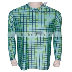 Sublimated Round Neck Sun Protected Long Sleeve Shirt/ Rash Guard thumbnail-1
