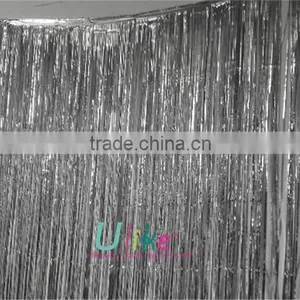 Silver Curtain Metallic Foil Curtain Birthday Foil Curtain thumbnail-6