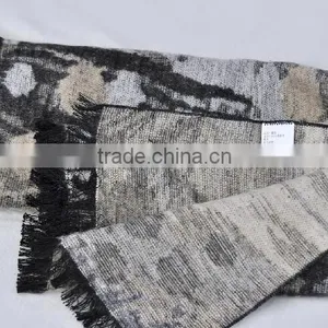 Silk and Wool Scarf for Women thumbnail-6