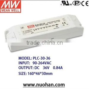 Mean Well 30w Single Output Power Supply PLC-30-36 Electronic Led Drivers thumbnail-1