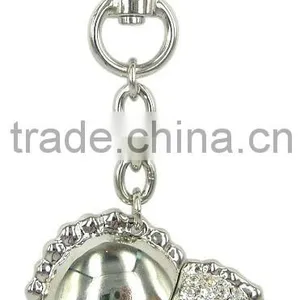 Metal Rhinestones Heart Shaped 1tb Usb Flash Drive for Birthday Gifts and Premium thumbnail-1