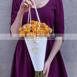 High Quality Cardboard Flower Box With Ribbon thumbnail-2