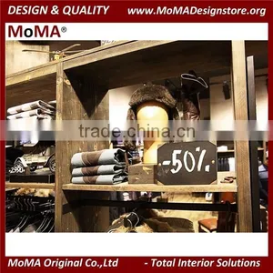 Cube Solid Wood Display Cabinet/Menswear Display Idea/Store Fitting Furniture thumbnail-3