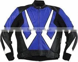 Leather Motorbike Racing Jacket thumbnail-1