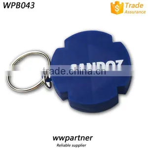 Cross Shaped 4 Compartments Pill Box With Key Chain, Pill Box Keyring thumbnail-1
