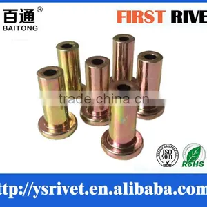 8x21 Zinc Color Semi Tubular Steel Rivet thumbnail-2