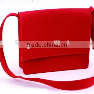 High Quality Colorful Wool Felt Bag for Girls thumbnail-2