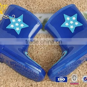 Colorful Jelly Woman Pvc Rain Boots With Good Quality thumbnail-3