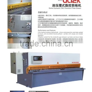 Hydraulic Pendulum Plate Shears Machine for Sheet Cutting Metal QC12K-10/3200 thumbnail-5