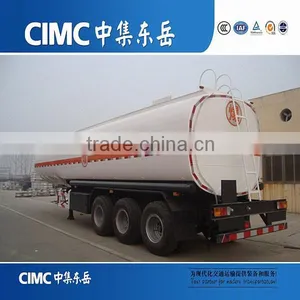 CIMC Liquid Oil Stainless Steel Fluid Tank Semi Trailer 3 Axle thumbnail-3