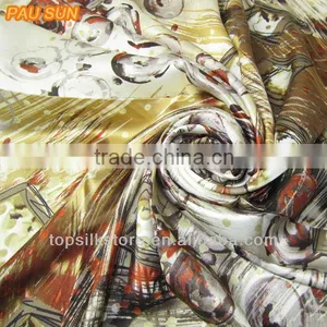 Test!!2014 Fashion Customized Twill Silk Scarf thumbnail-2