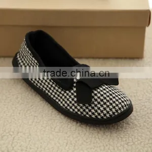 Grid Cloth Women Casual Shoes Made in China thumbnail-2