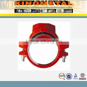 FM UL Approved Grooved Pipe Fitting U-Bolt Threaded Mechanical Tee thumbnail-2