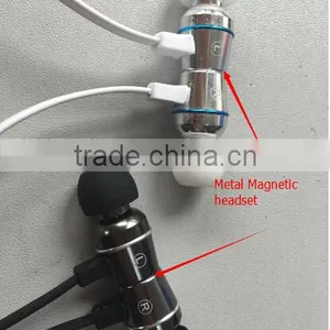 Magnetic Metel Sport Bluetooth Earphones and Microphone,Bluetooth Function Sport Bluetooth Headsets thumbnail-5