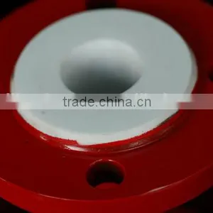 DN50/DN80 Ductile Iron All Flanged Tee and PTFE Anti-corrosion Pipe Through the ISO9001 Certification thumbnail-3