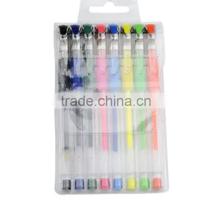 2015 Best Selling 8 Colors Pack Glitter Gel Ink Pen Set (G-209) thumbnail-1
