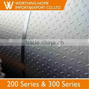 304 Stainless Steel Chequered Sheet For Stainless Steel Refrigerated Cabinet thumbnail-2