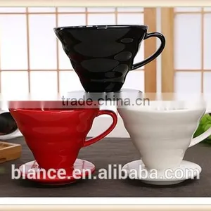 Glazed Ceramic Coffee Dripper Porcelain Europe Style thumbnail-4