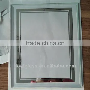 3mm Beveled Edge Glass/The Best Quality Customized Patterned Glass thumbnail-1