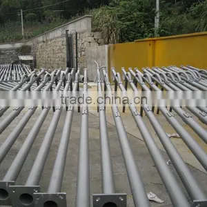 Hot Dip Galvanized Bolt and Nut Solar Street Lighting Pole Price Street Light Pole thumbnail-3