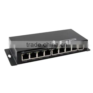 9 Port Network Switch IEEE802.3af/at Auto-sensing 8 POE 48v VLAN Port Isolation thumbnail-2