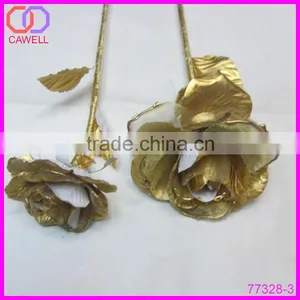 Artificial Gold Foil Rose thumbnail-4