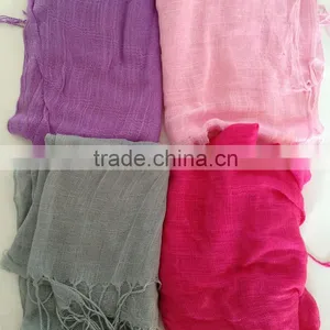 Active Dyeing, Solid Color 100% Viscose Scarf, OEM China, Trade Assurance thumbnail-3