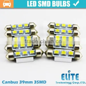 Super Quality Roof Lights Canbus 39mm 3smd LED Reading Light thumbnail-5