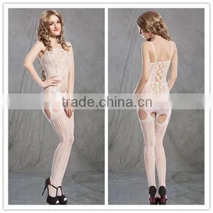 Colorful Design Beautiful Pattern Hot Sexy Women Nude Bodystocking thumbnail-3
