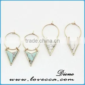 Korean Women Jewelry DIY Elegant Stones Crystal Jewelry Earrings 2016 thumbnail-4