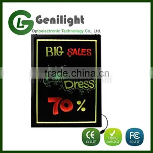 Standing LED Writing Bulletin Board 70*50cm thumbnail-1