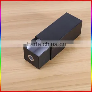 High Level Matte Black Cardboard Sliding Drawer Style Paper Packaging Box thumbnail-1