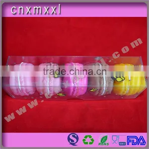 Packing 5units Clear Macaron Boxes thumbnail-5
